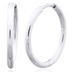 zilveren klapoorringen 20 mm