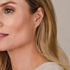 Oorknoppen infinity 1 micron zilver verguld (geel)