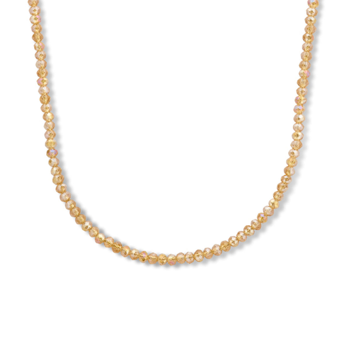 Collier 40 + 4 cm 1 micron zilver verguld (geel)