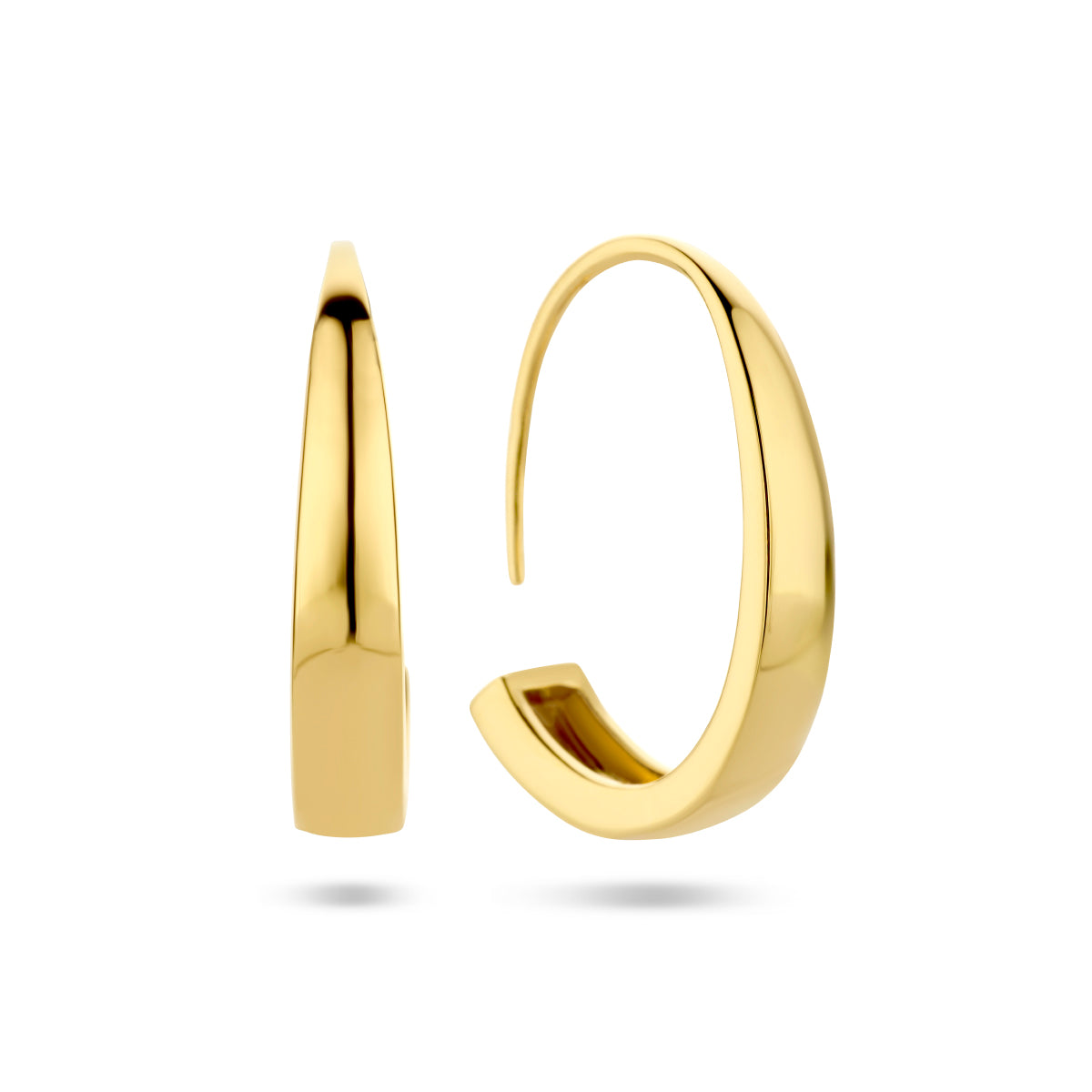 Oorhanger haak zilver verguld (geel)