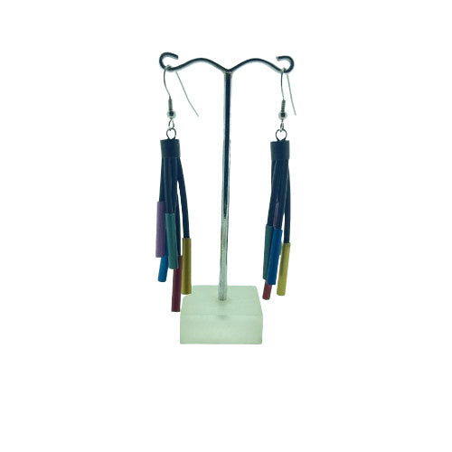 geanodiseerde oorbellen zilver kleur