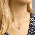 Lebensbaum Halskette 41 + 4 cm Silber rhodiniert