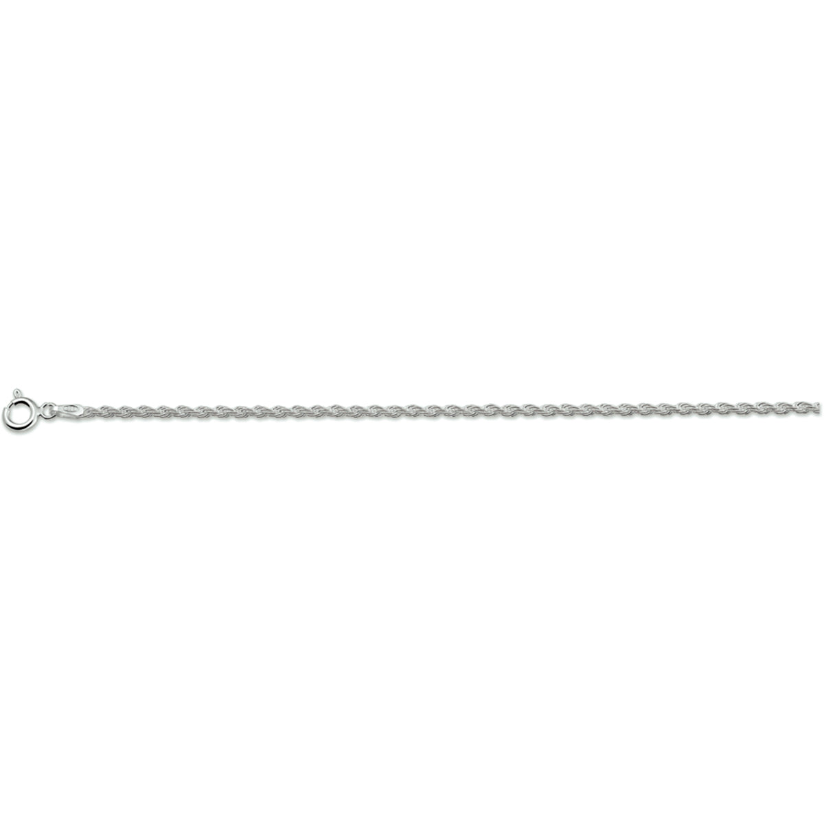 koord 2,0 mm zilver wit