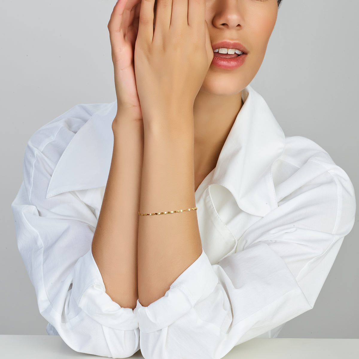 Armband 2,0 mm 18 cm 14K Gelbgold