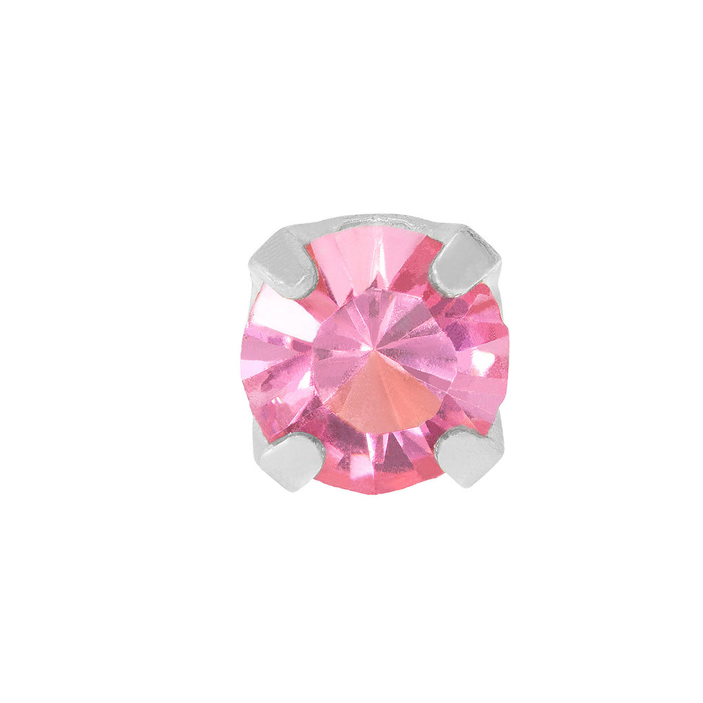 inverness schietknopjes roze zirkonia 3 mm inverness systeem