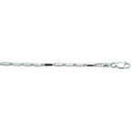 Armbandrohre 2,0 mm 18 cm Silber rhodiniert