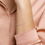 armband fantasie 1,4 mm zilver gerhodineerd