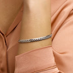 Armband Gourmet 6,0 mm 19 cm Silber rhodiniert
