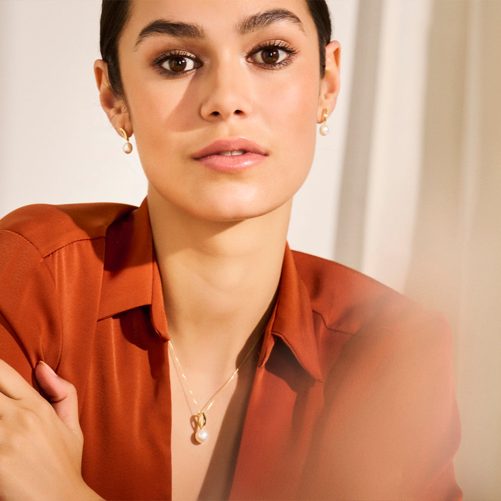 hanger parel 14K geelgoud