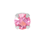 inverness schietknopjes roze zirkonia 3 mm inverness systeem