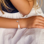graveerarmband hartje 11 - 13 cm zilver gerhodineerd