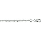 Armband Fantasie 3,0 mm Silber rhodiniert