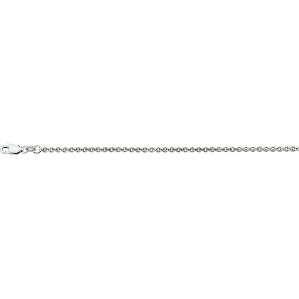 Anker ca. 2,3 mm Silber rhodiniert