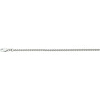 Anker ca. 2,3 mm Silber rhodiniert
