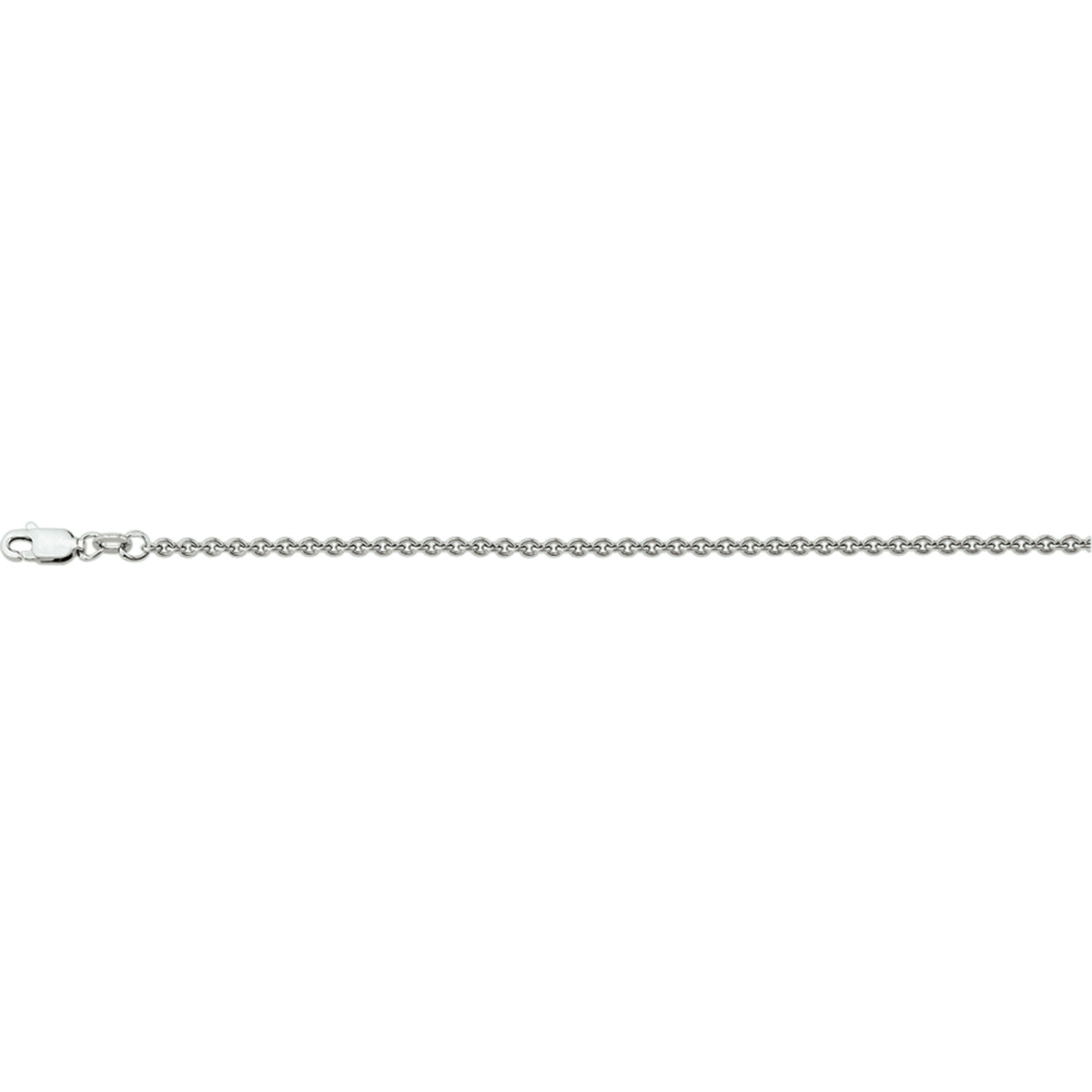 Anker ca. 2,3 mm Silber rhodiniert
