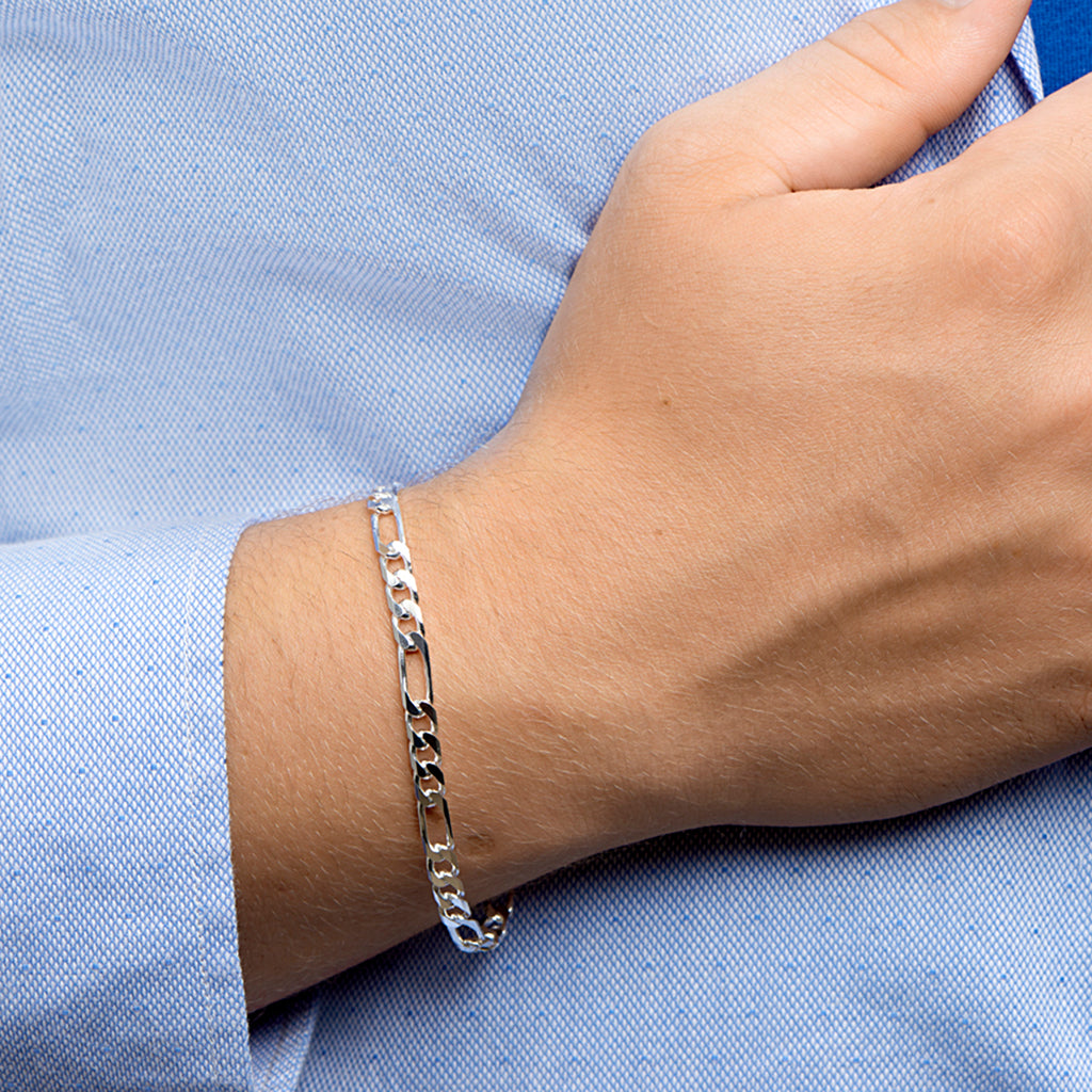 figaro 5,1 mm zilver wit