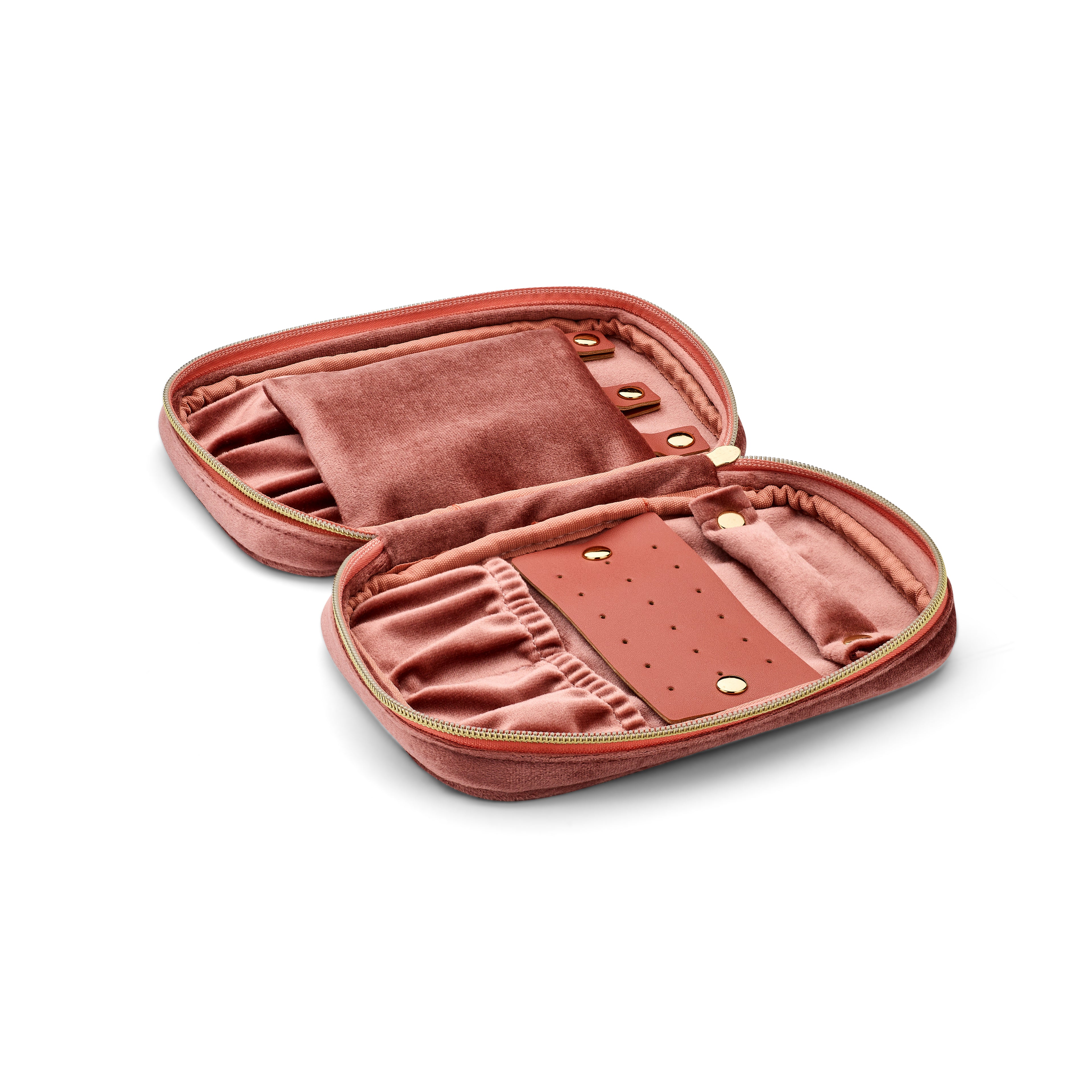 Sieradenbox soft 180 x 105 x 55 mm roze toebehoren