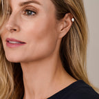 earcuff 11,5 mm zilver gerhodineerd
