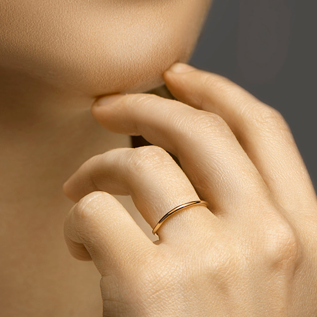 Beisteckring 14K Roségold