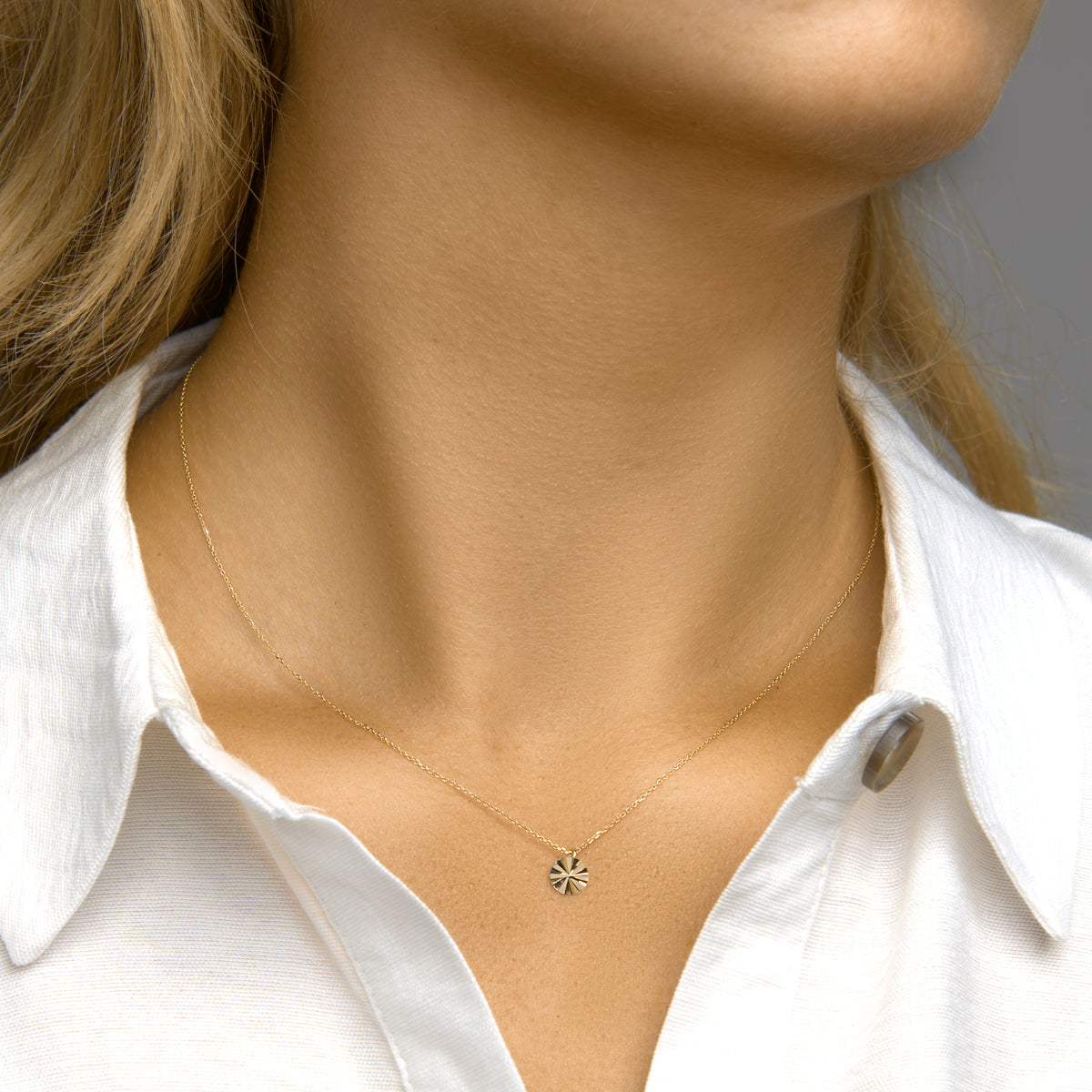 collier rondje 40 - 42 - 44 cm 14K geelgoud