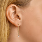 Ohrringe Zirkonia 14K Gelbgold