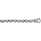Armband Oxi Jasseron 11,5 mm mit großem Federverschluss Silber oxidiert
