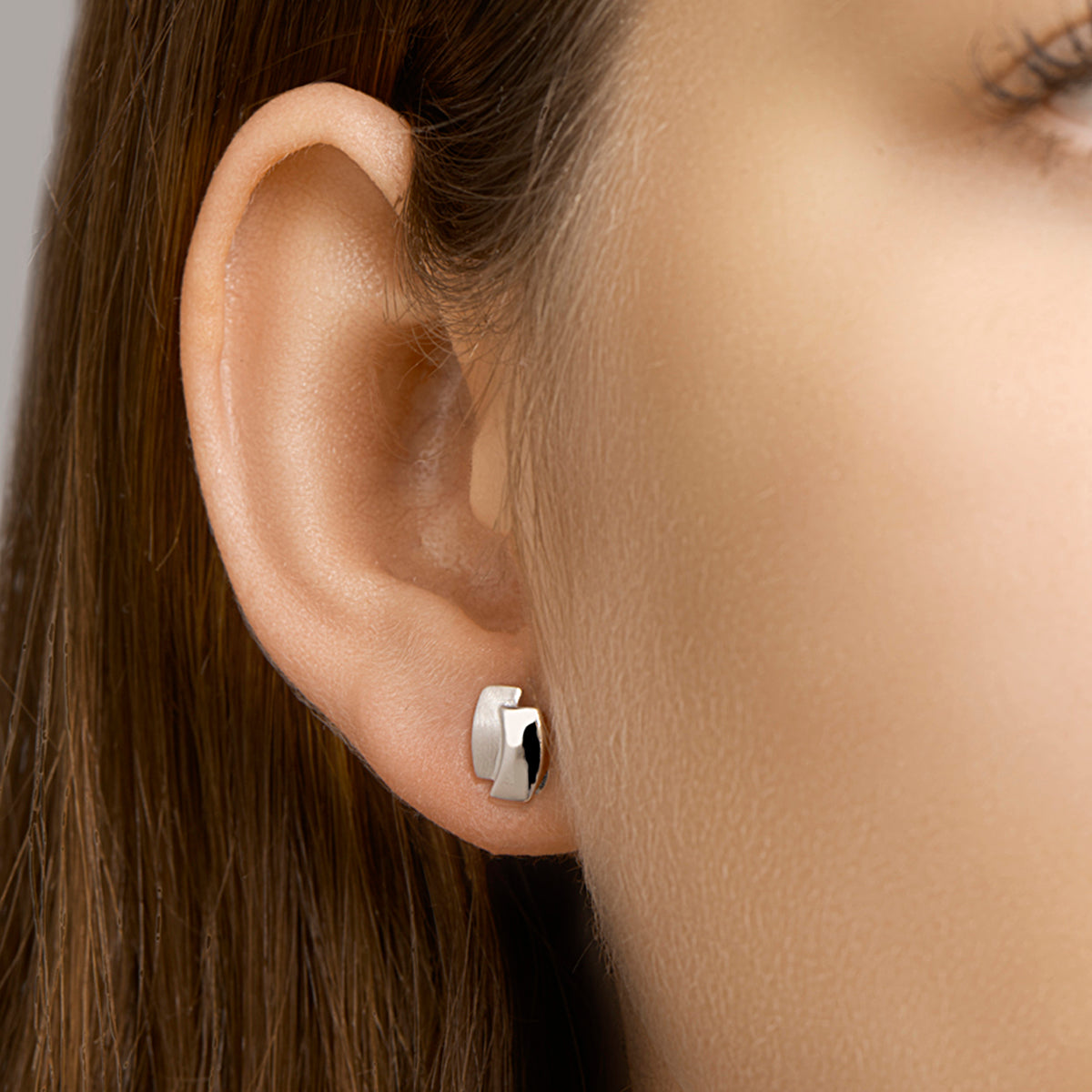 Ohrstecker Silber rhodiniert