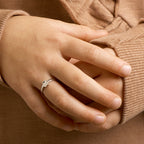 ring hondenpoot zilver gerhodineerd