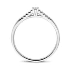ring diamant 0.07ct h si 14K witgoud