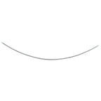 collier omega rond schroefslot 1,2 mm 45 cm zilver gerhodineerd