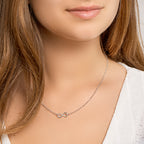 Halskette Unendlichkeit 2,1 mm 40 + 4 cm Silber rhodiniert