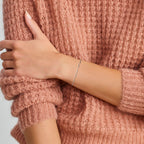 Armbandrohre 1,3 mm 16 + 3 cm Silber rhodiniert