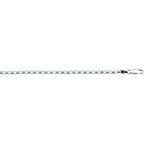 Armband Jasseron 2,5 mm Silber weiß