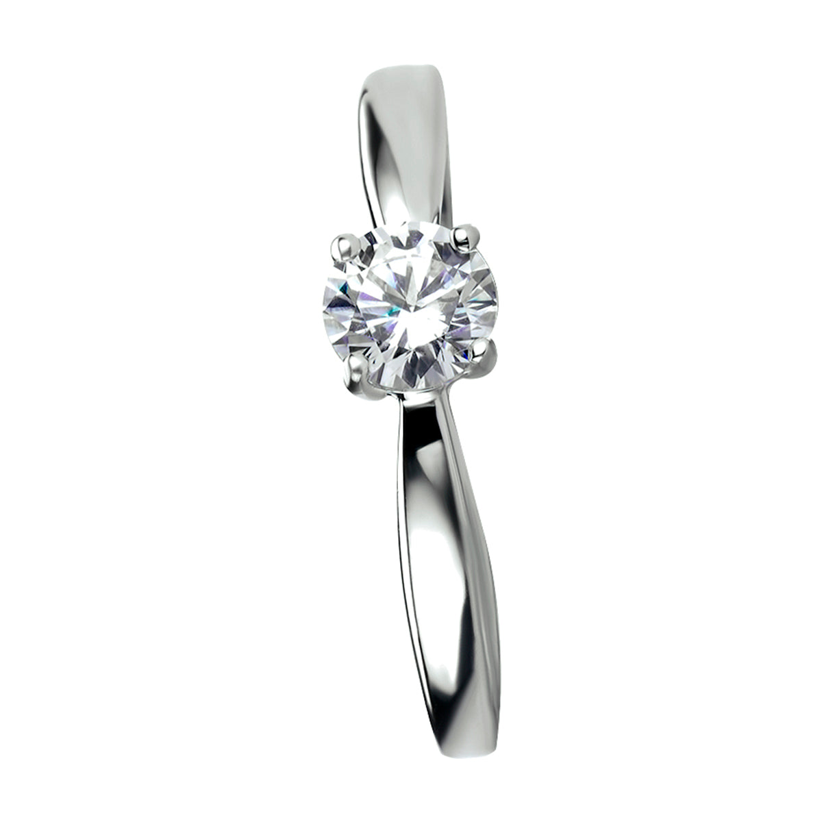 Ring Zirkonia Silber rhodiniert