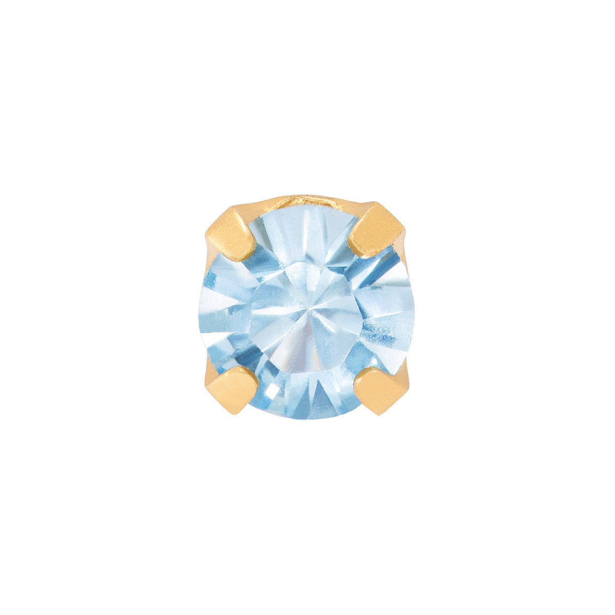 inverness schietknopjes blauw zirkonia 3 mm inverness systeem