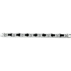 armband carbon 11,5 mm 21,5 cm edelstaal