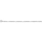 Armband Falkenauge mit Abstandshalter 2,3 mm silberweiß