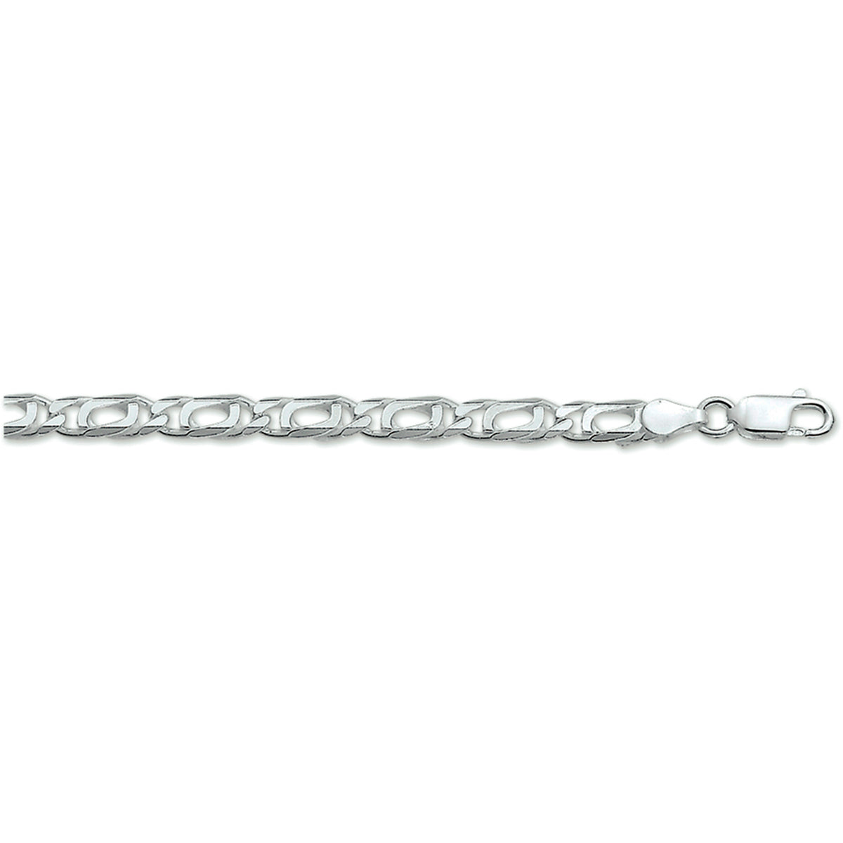 Falkenauge 5,0 mm silberweiß