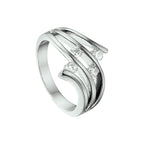 Ring Zirkonia Silber rhodiniert