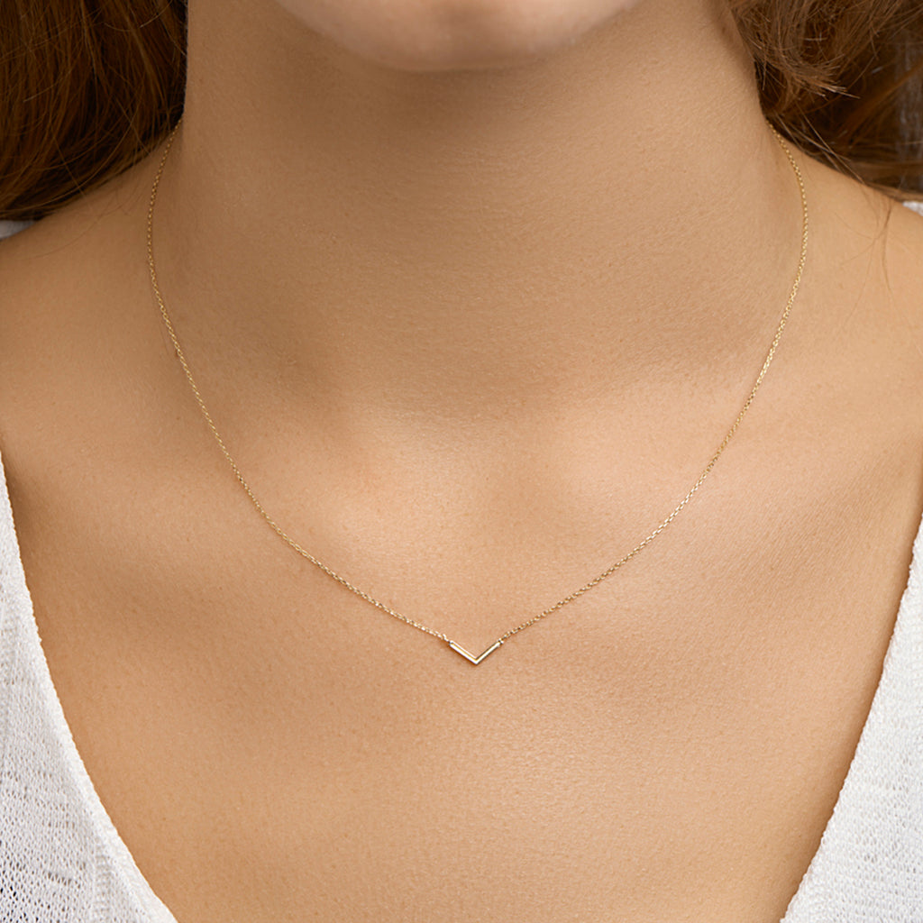 Halskette aus 40 - 42 - 44 cm 14K Gelbgold