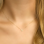 collier letter 40 - 42 - 44 cm 14K geelgoud