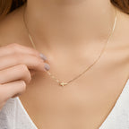 collier kruis 41 - 43 - 45 cm 14K geelgoud