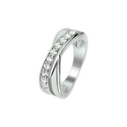 Ring Zirkonia Silber rhodiniert