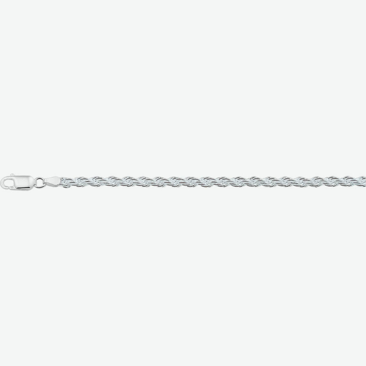 koord 4,0 mm zilver wit