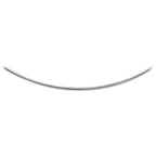 omega rond 2,0 mm zilver gerhodineerd