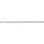 grieks 4,5 mm zilver wit