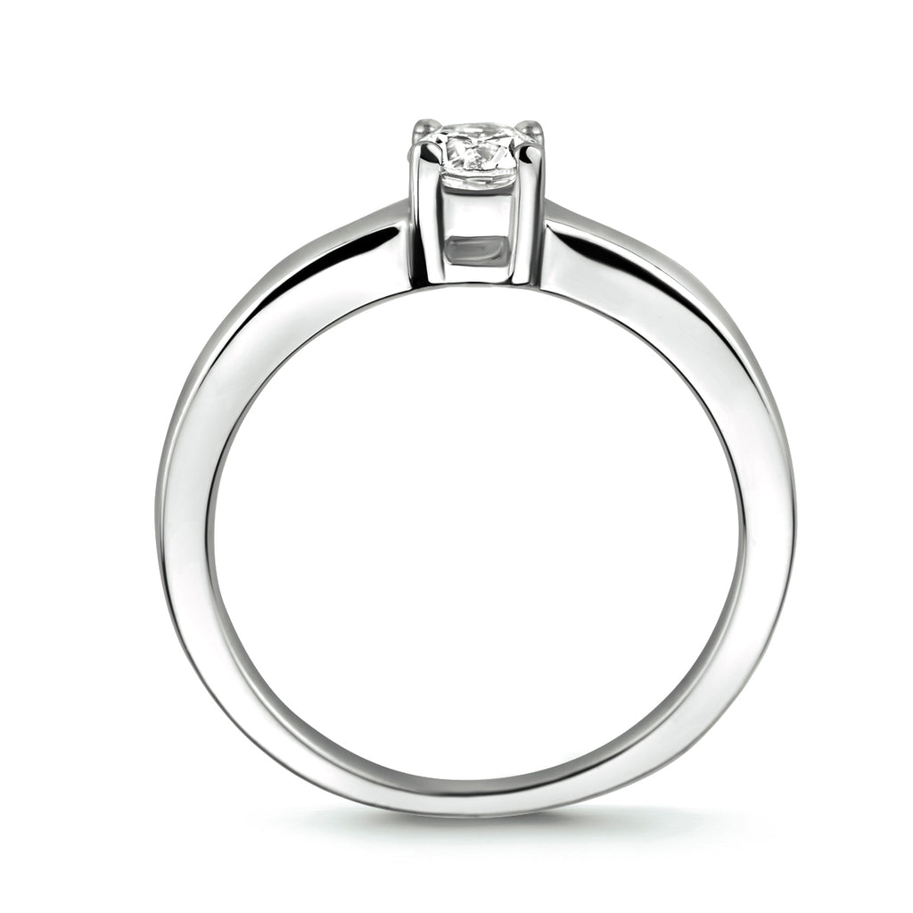 ring zirkonia zilver gerhodineerd