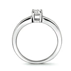 ring zirkonia zilver gerhodineerd