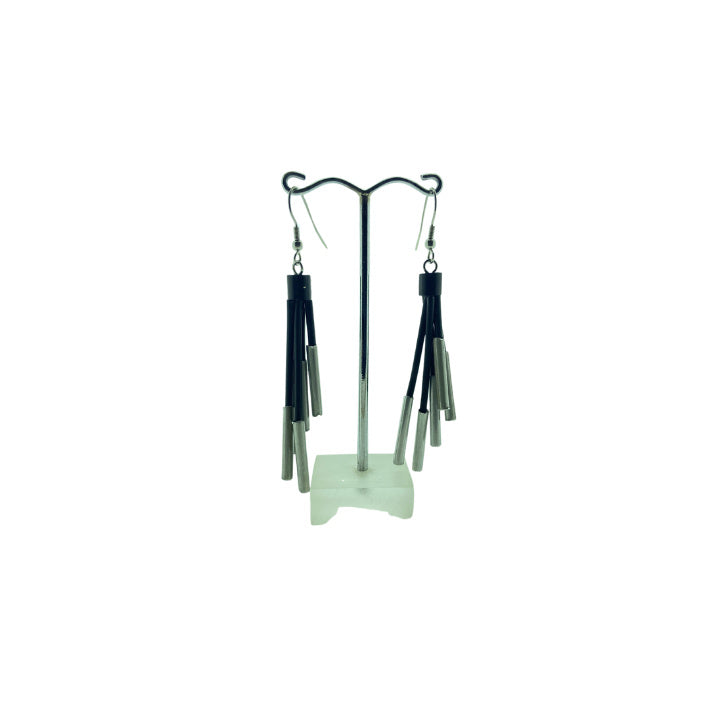 geanodiseerde oorbellen zilver kleur