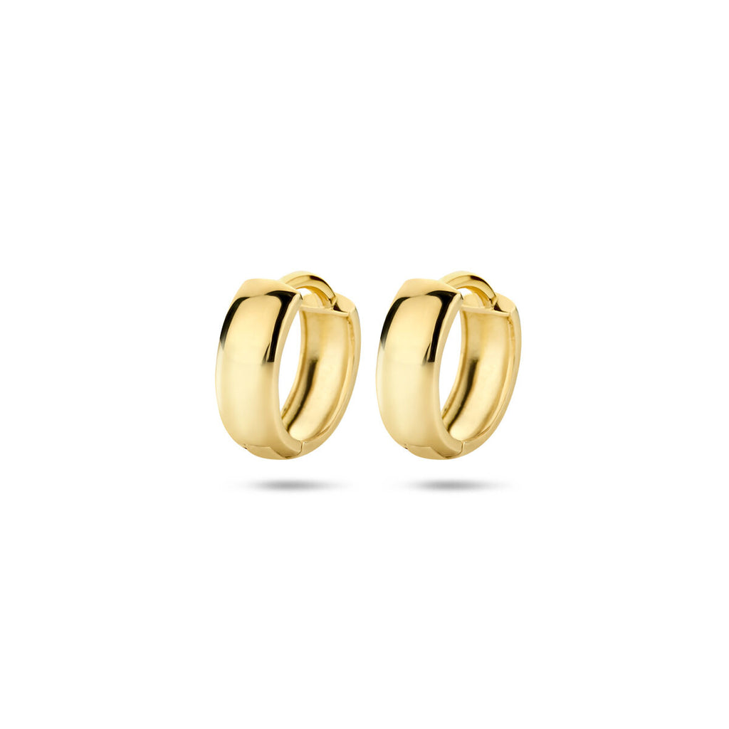 Klappcreolen 12 mm 14K Gelbgold